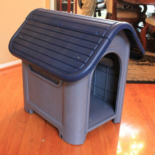 New Outdoor Dog House Small to Medium Pet All Weather Doghouse Puppy Shelter NIB Animals & Pet Supplies > Pet Supplies > Dog Supplies > Dog Houses Antennas Direct   