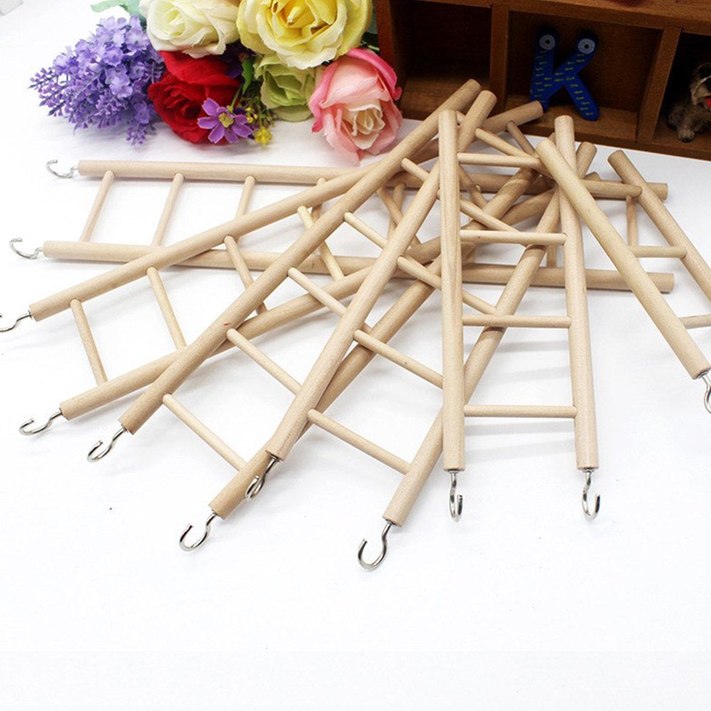 Eyyvre Clearance Sale - Bird Toys Wooden Ladders Rocking Scratcher Perch Climbing 3/4/5/6/7/8 Stairs Hamsters Bird Cage Parrot Pet Toys Supplies Animals & Pet Supplies > Pet Supplies > Bird Supplies > Bird Ladders & Perches Eyyvre   