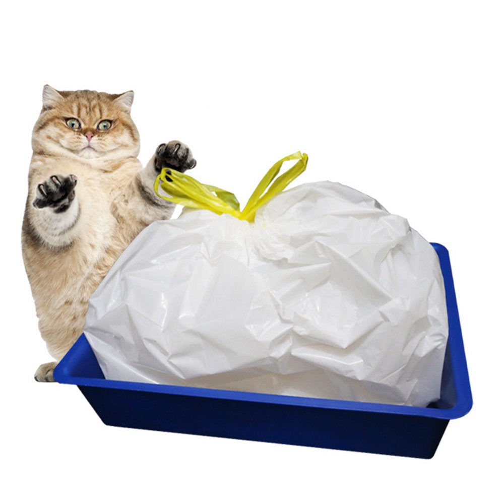 Kaola 7 Pcs Litter Bag Essential Quick LDPE Pet Cat Litter Box Liners for Pet