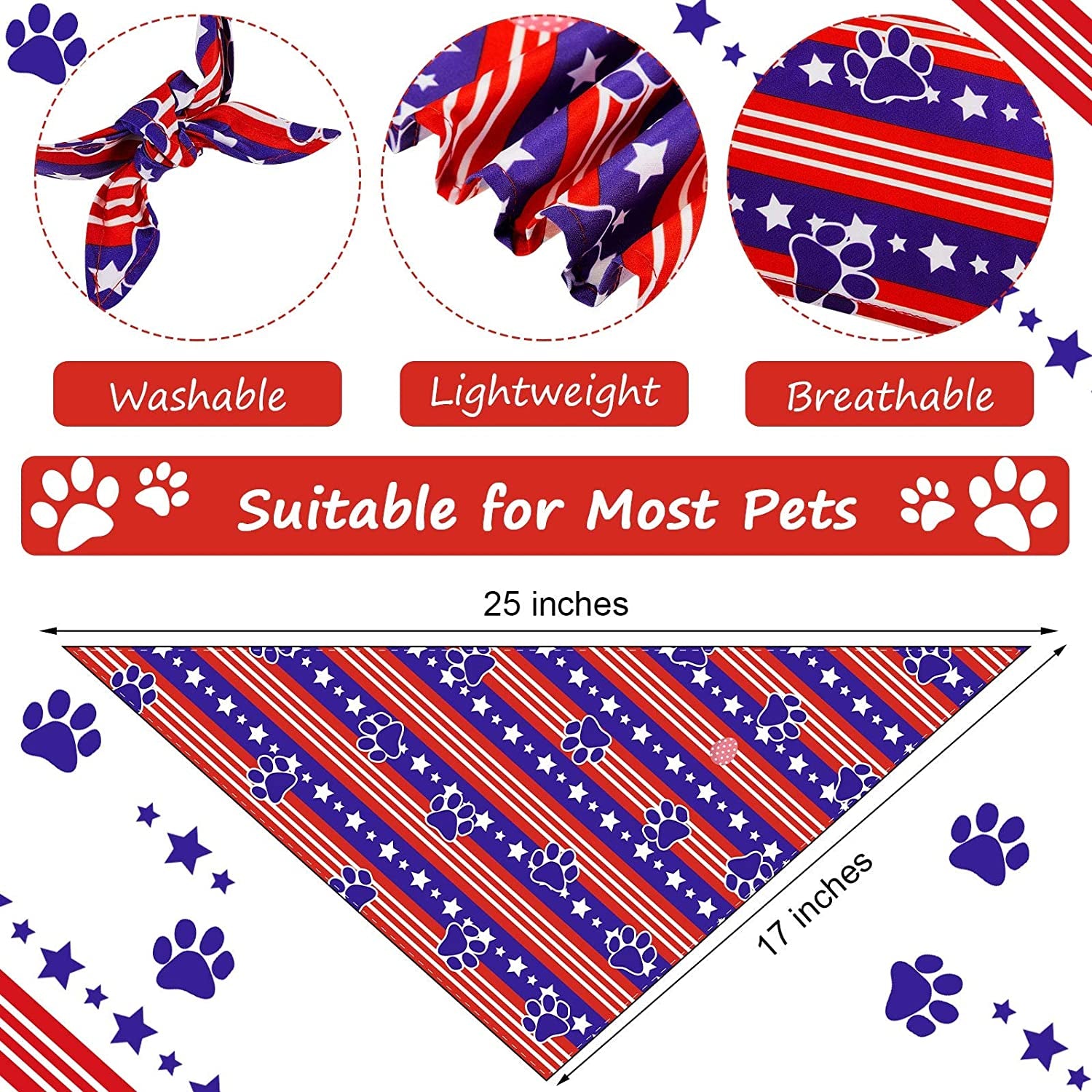 9 Pieces Holidays Dog Bandanas Patriotic Day Daily Life St. Patrick'S Day Easter Day Dog Bandanas Adjustable Dog Scarf Washable Dog Scarves for Dogs Pet Costume Supply (Fresh Pattern) Animals & Pet Supplies > Pet Supplies > Dog Supplies > Dog Apparel Weewooday   