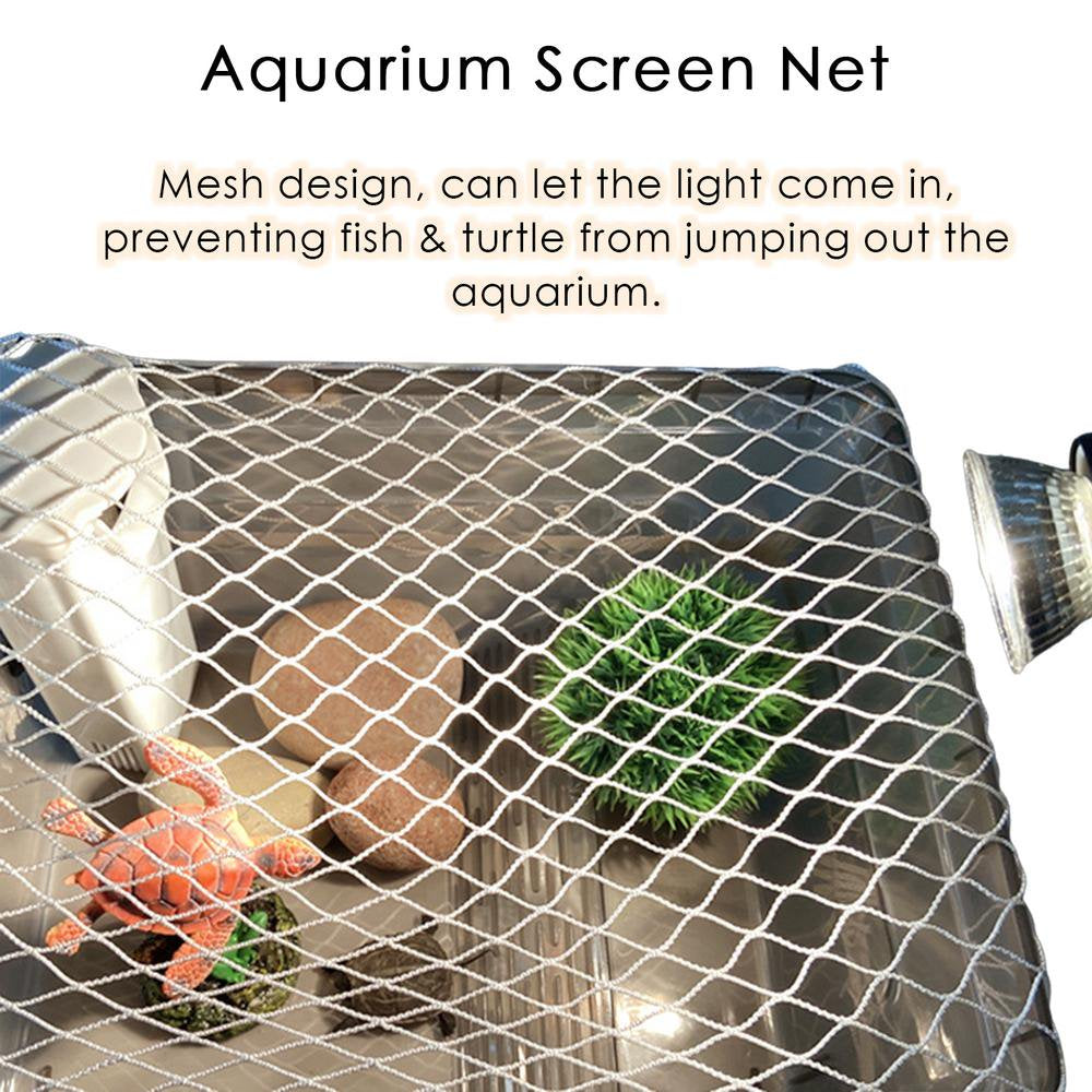 Ksruee Fish Tank anti Jump Net Fish Tank Mesh Screen Net Aquarium