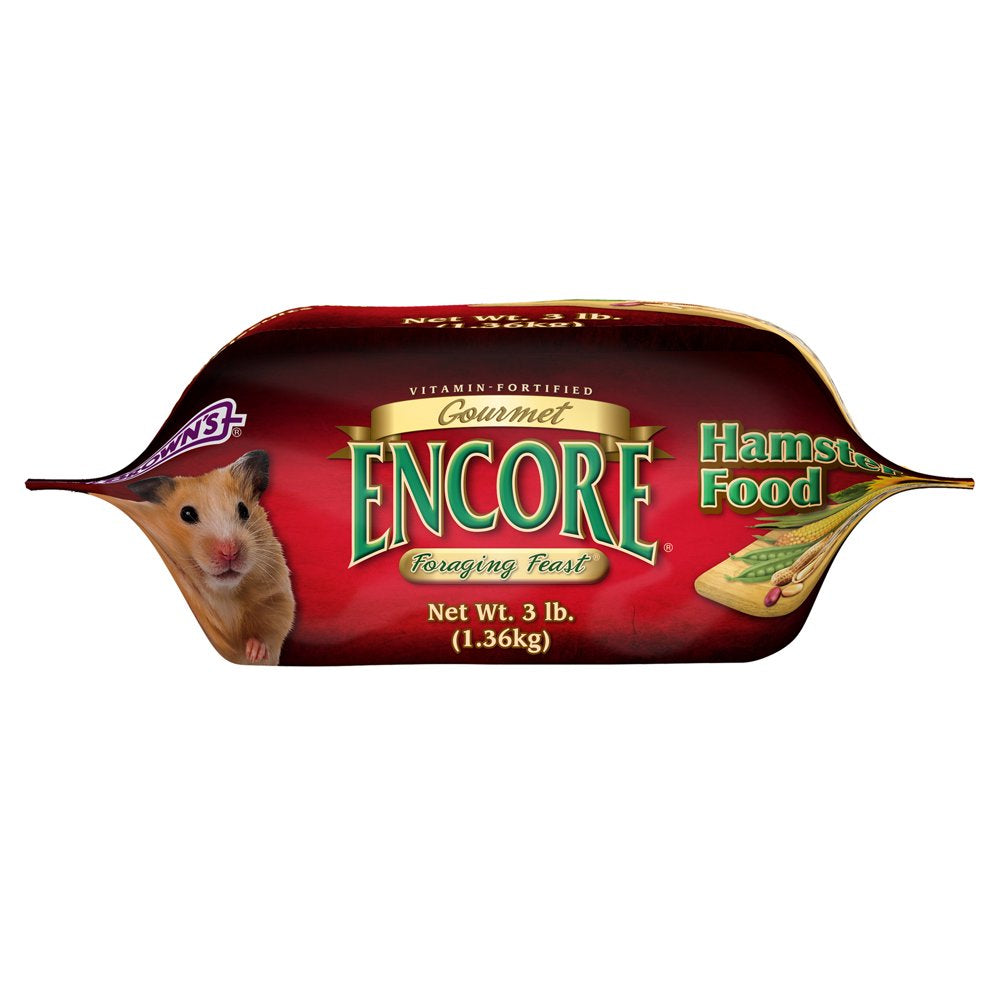 Encore Gourmet Foraging Feast Hamster Food, 3 Lb. Animals & Pet Supplies > Pet Supplies > Small Animal Supplies > Small Animal Food F.M. Brown's Sons, Inc.   