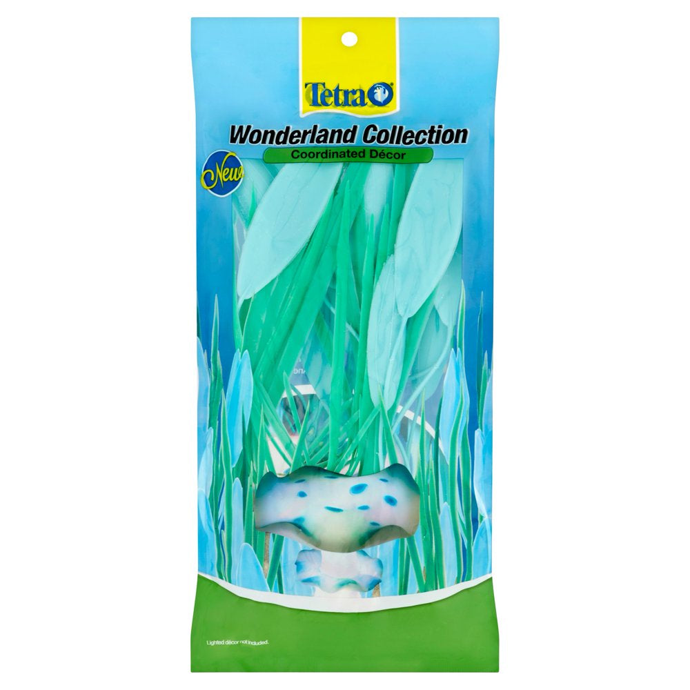 Tetra Wonderland Collection Coordinated Decor Glass Aquarium Plants