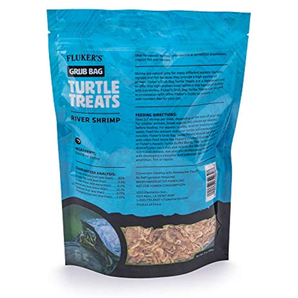 Fluker'S Grub Bag Turtle Treat Rivershrimp Dry Food 6 Oz - PDS-091197720307 Animals & Pet Supplies > Pet Supplies > Reptile & Amphibian Supplies > Reptile & Amphibian Food Fluker's   