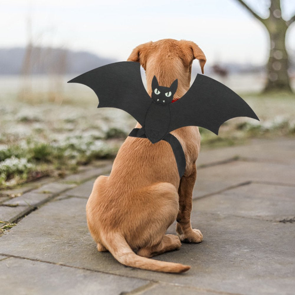 Vocheer Halloween Pet Costume - Bat Wings Dress up Apparel for Dog Cat Cosplay Party, Large Animals & Pet Supplies > Pet Supplies > Dog Supplies > Dog Apparel vocheer   