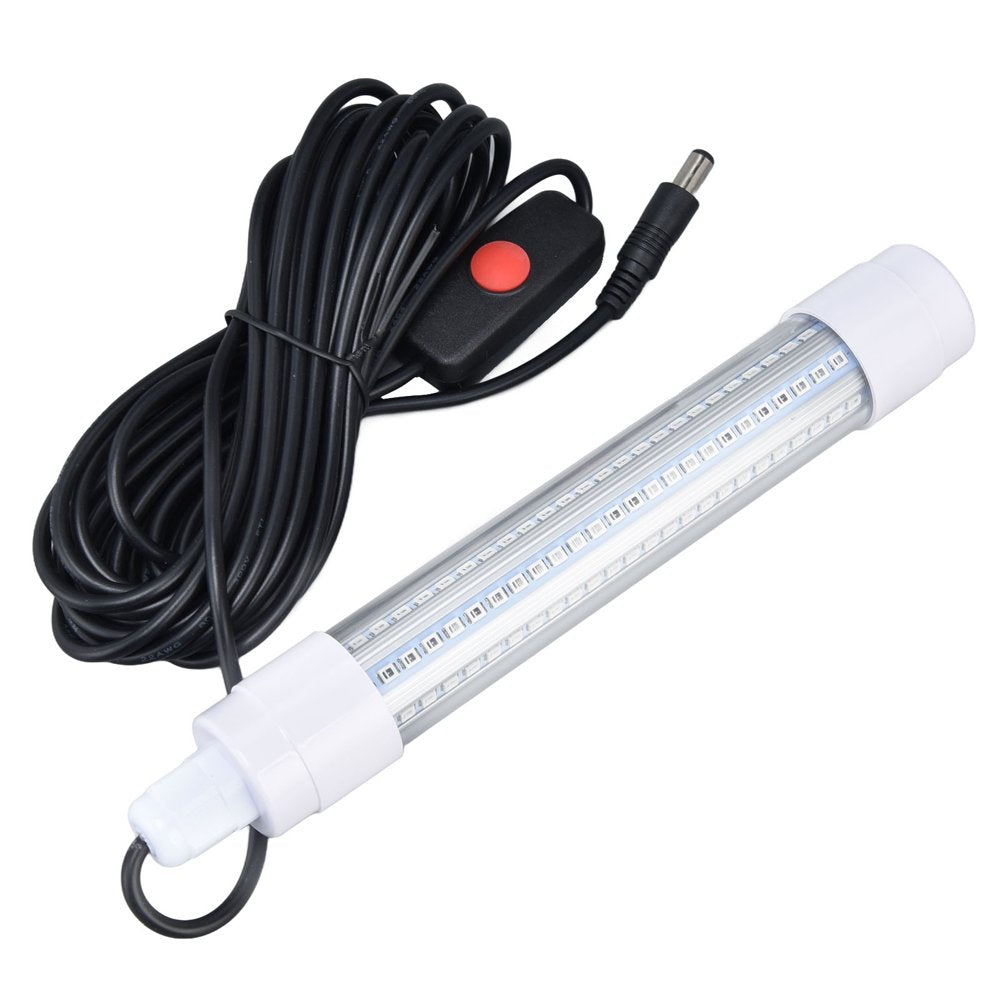 Submersible Fishing Light, 16W IP68 Protection LED Fish Lure Light 144 Leds for Aquarium White Light Animals & Pet Supplies > Pet Supplies > Fish Supplies > Aquarium Lighting OTVIAP   