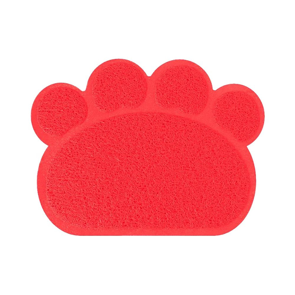 Cat Litter Pads Cat Litter Mat - Kitty Litter Trapping Mat for Litter Boxes - Kitty Litter Mat to Trap Mess, Scatter Control - Washable Indoor Pet Rug and Carpet - Small Pets Pvc Beige Animals & Pet Supplies > Pet Supplies > Cat Supplies > Cat Litter Box Mats Mackneog One Size Red 