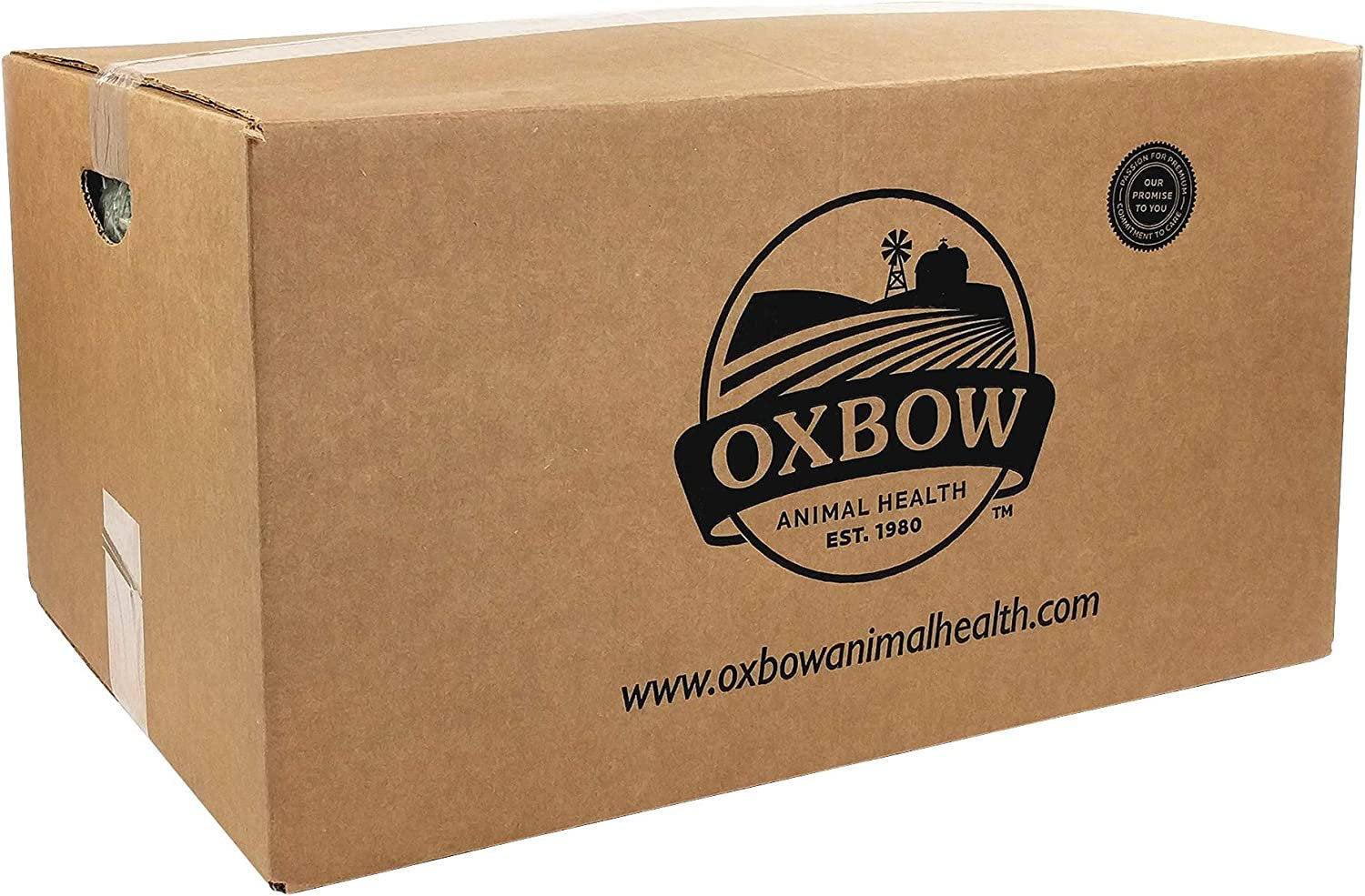 Oxbow Animal Health Orchard Grass Hay - All Natural Grass Hay for Chinchillas, Rabbits, Guinea Pigs, Hamsters & Gerbils - 50 Lb. Animals & Pet Supplies > Pet Supplies > Small Animal Supplies > Small Animal Food Oxbow 25 Pound (Pack of 1)  