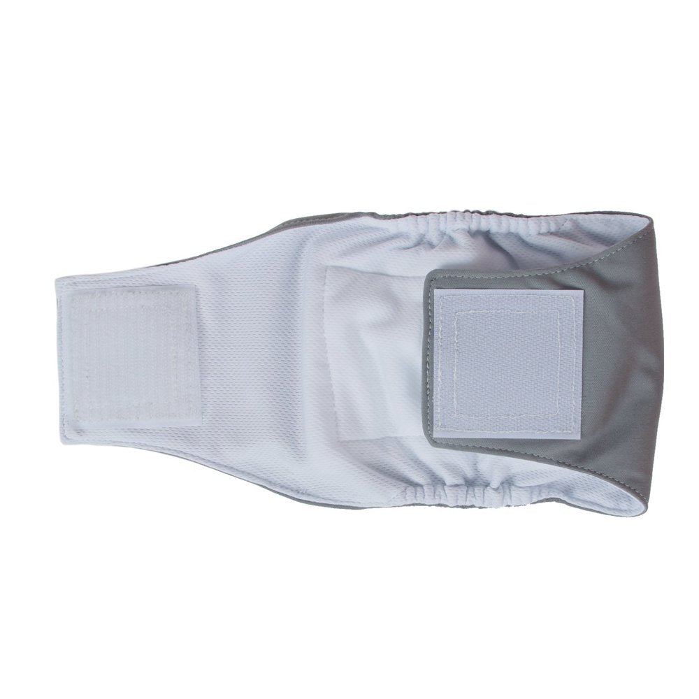 Teamoy Reusable Wrap Diapers for Male Dogs, Washable Puppy Belly Band S(10&Quot;-13&Quot;Waist) Black+ Gray+ Green+ Purple Animals & Pet Supplies > Pet Supplies > Dog Supplies > Dog Diaper Pads & Liners Damero INC   
