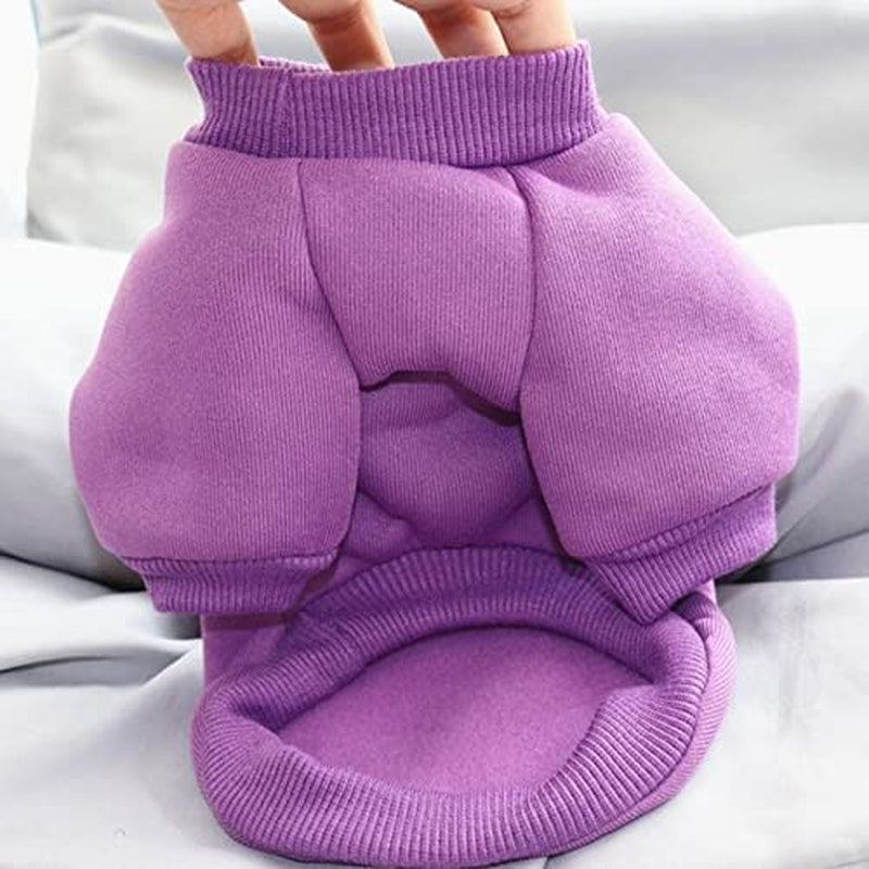 BADALO Dog Winter Clothes Pets Outfits Warm Clothes for Small Medium Dogs Costumes Coat Pet Jacket/Purple/Xl Code Animals & Pet Supplies > Pet Supplies > Dog Supplies > Dog Apparel BADALO   