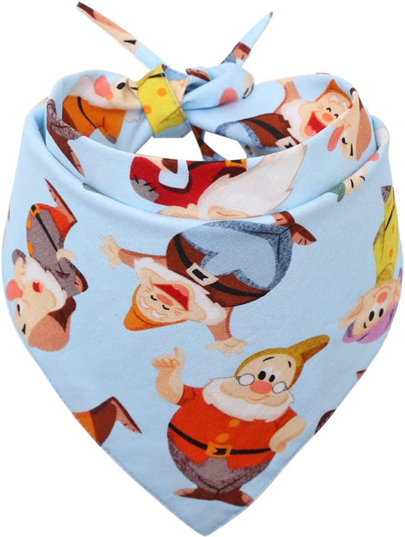 KZHAREEN Christmas Dog Bandana Reversible Triangle Bibs Scarf Accessories for Dogs Cats Pets Animals Animals & Pet Supplies > Pet Supplies > Dog Supplies > Dog Apparel KZHAREEN Pattern1 Large 
