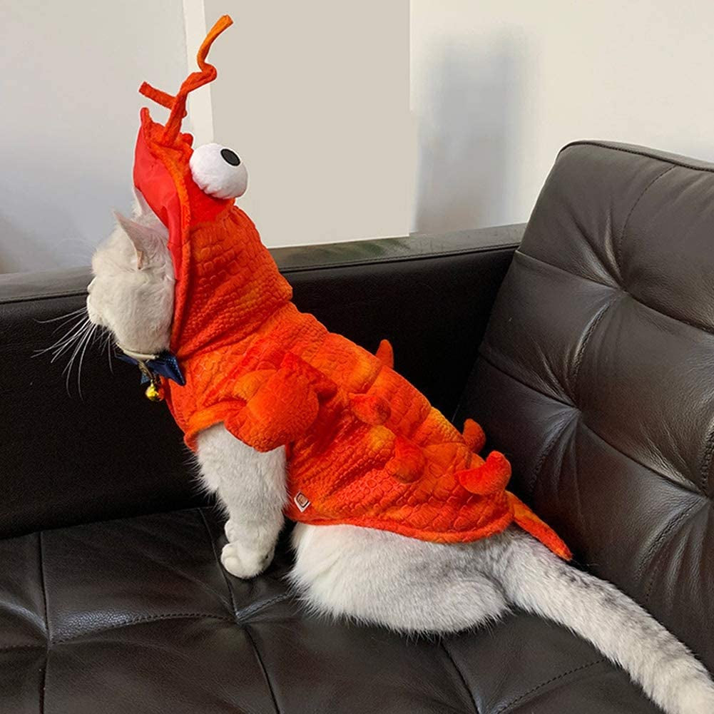 Coppthinktu Lobster Dog Costume - Halloween Lobster Costume for Dogs Animals & Pet Supplies > Pet Supplies > Dog Supplies > Dog Apparel Coppthinktu   