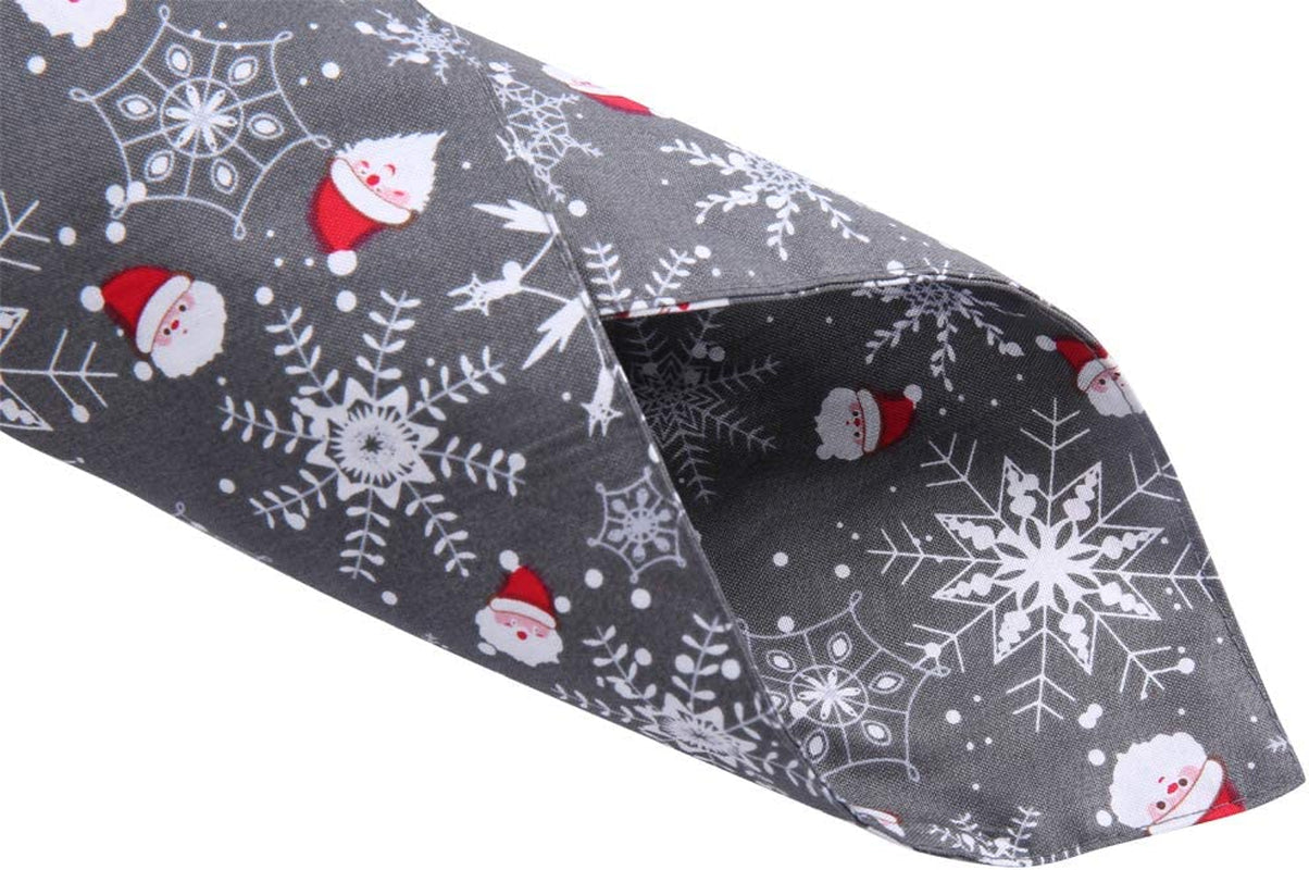 KZHAREEN Christmas Dog Bandana Reversible Triangle Bibs Scarf Accessories for Dogs Cats Pets Animals Animals & Pet Supplies > Pet Supplies > Dog Supplies > Dog Apparel KZHAREEN   