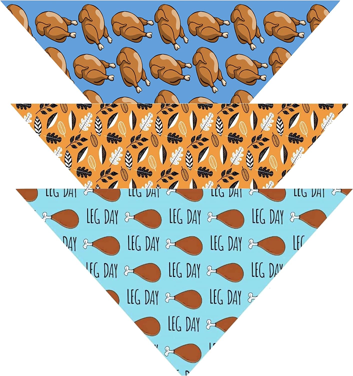 Native Pup Easter Dog Bandana| 3-Pack| Spring Scarf Set Eggs, Bunnies, Chicks (Easter, Large) Animals & Pet Supplies > Pet Supplies > Dog Supplies > Dog Apparel Native Pup Thanksgiving Pack 1 Large (Pack of 3) 