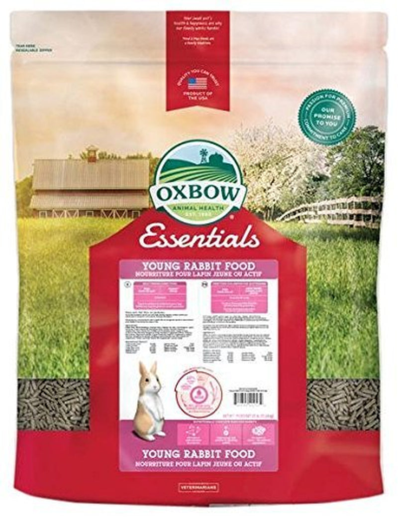 Oxbow Essentials Young Rabbit Food, 5 Lbs. Animals & Pet Supplies > Pet Supplies > Small Animal Supplies > Small Animal Food Oxbow Animal Health 25 lbs  