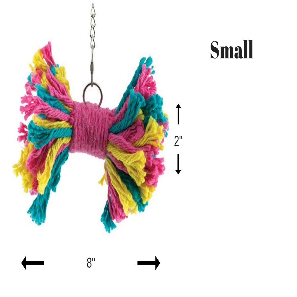 Bonka Bird Toys 50068 Small Birdie Bow Tie Bird Toy. Animals & Pet Supplies > Pet Supplies > Bird Supplies > Bird Toys Just Selling Inc   