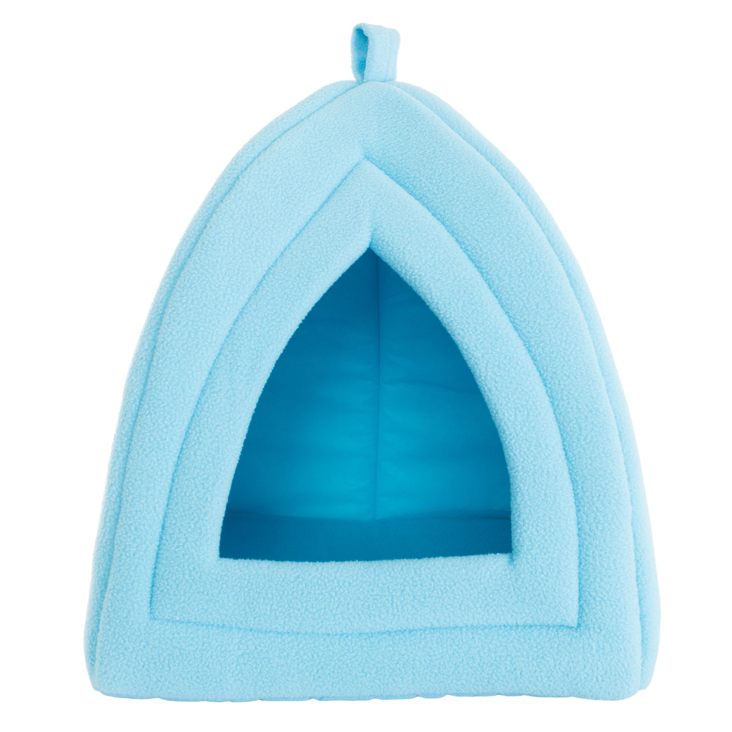 Cat House – Cat Beds for Indoor Cats with Removable Foam Cushion – Comfortable Pet Tent for Kittens, Small Dogs and Aging Pets by Petmaker (Blue)