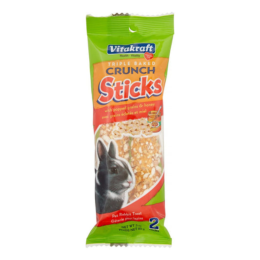 Vitakraft Rabbit Crunch Sticks W/Popped Grains & Honey Treat Sticks 2Pk 3 Oz. Animals & Pet Supplies > Pet Supplies > Small Animal Supplies > Small Animal Treats Vitakraft Sun Seed   