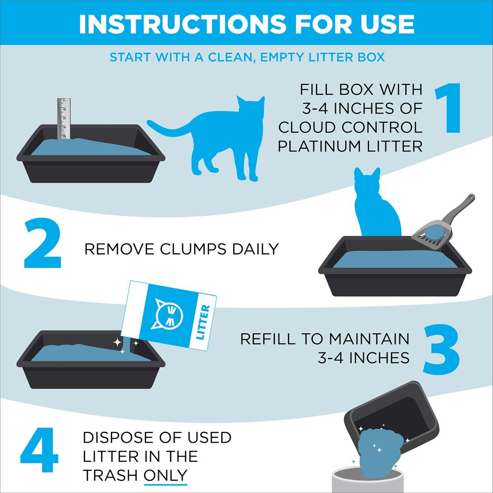 ARM & HAMMER Cloud Control Platinum Clumping Cat Litter 37LB Animals & Pet Supplies > Pet Supplies > Cat Supplies > Cat Litter Church & Dwight Co., Inc.   