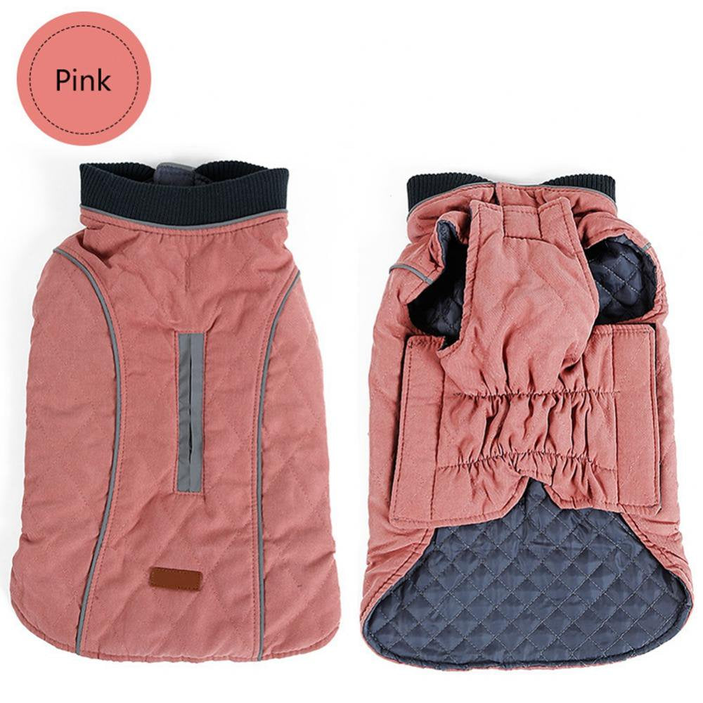 Dog Cold Weather Vest Waterproof Windproof Reversible Dog Apparel Winter Coat Warm Dog Outfits for Small Dogs Animals & Pet Supplies > Pet Supplies > Dog Supplies > Dog Apparel Avail   