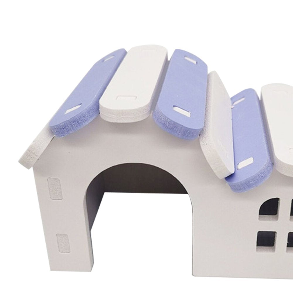 Meidiya Hamster Hideout Wooden Gerbil House,Rainbow Bridge Mouse Sports Toy Hamster Cage Accessories for Small Animal Habitat Hamster Guinea-Pig Hedgehog Squirrel Animals & Pet Supplies > Pet Supplies > Small Animal Supplies > Small Animal Habitats & Cages Meidiya   