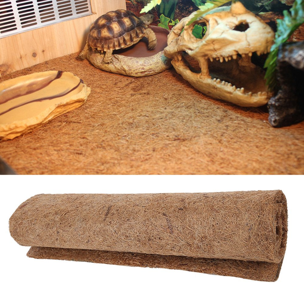 Fugacal Landscaping Reptile Cage Box Mat Pet Pad, for Tortoise Pet Accessories Decor Lizard
