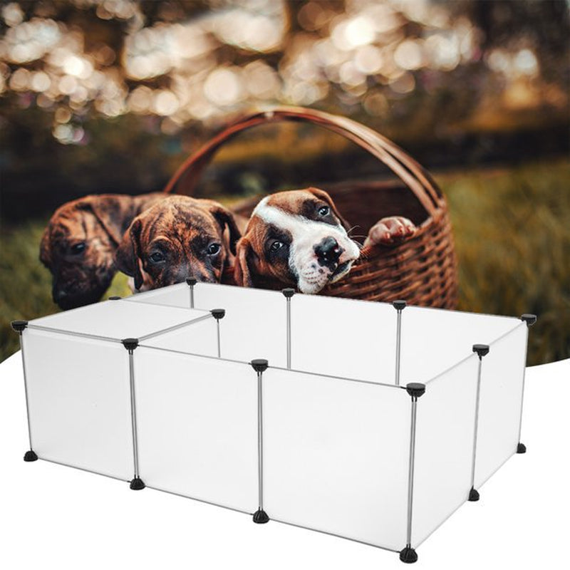 Pet Dog Guinea Pigs Exercise DIY Playpen Fence Cage Indoor Portable Yard Fence(20 Panels/Size:14 X 14 Inches) Animals & Pet Supplies > Pet Supplies > Dog Supplies > Dog Kennels & Runs Geo Bot 12 Panels  