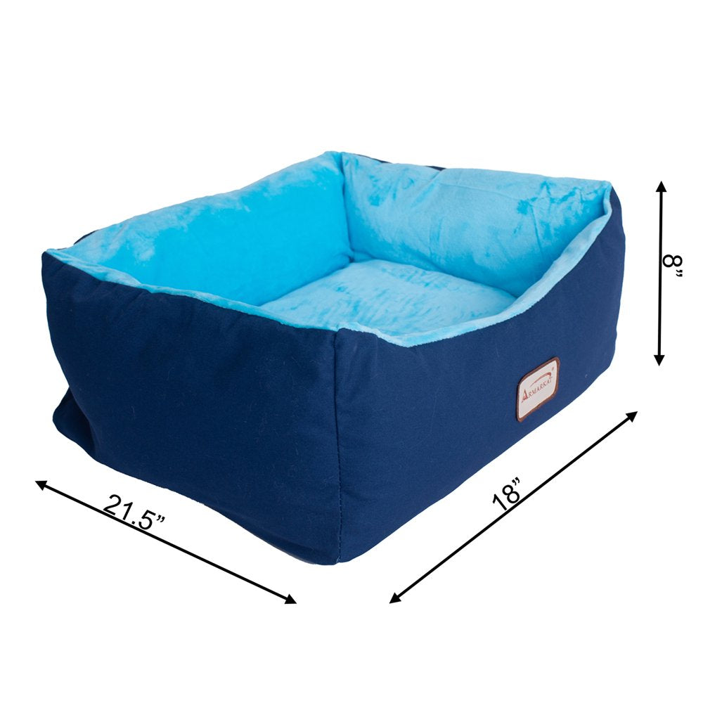 Armarkat Pet Cat Bed, Small Pet Bed, Navy Blue/Sky Blue, C09HSL/TL Animals & Pet Supplies > Pet Supplies > Cat Supplies > Cat Beds Aeromark Intl Inc   