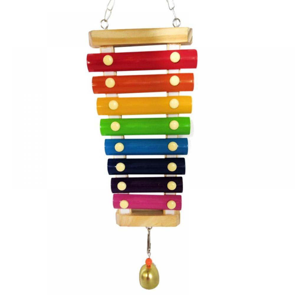 Balems Bird Toy Chicken Xylophone Toy,Parrot Chewing Toy，Chicken Toys Chicken Hanging Feeder for Hens Animals & Pet Supplies > Pet Supplies > Bird Supplies > Bird Toys Balems bell  