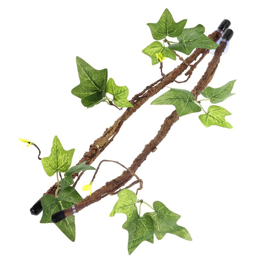Lohuatrd Lizard Climbing Vines Fake Plant Breeding Tank Landscape Accessories Bearded Dragon Playing Toy Artificial Leaves Reptile Vines Terrarium Tank Reptile Habitat Decoration Pet Supplies Animals & Pet Supplies > Pet Supplies > Small Animal Supplies > Small Animal Habitat Accessories Lohuatrd 3  