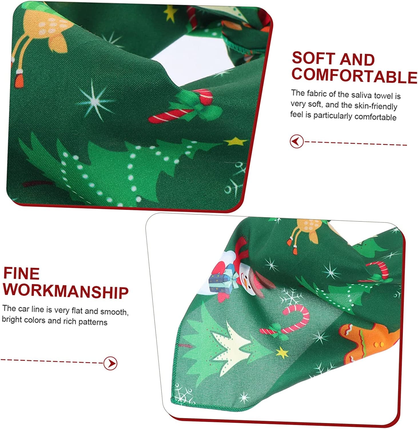 GLSTOY 1 Set Pet Christmas Hat Headband Set Santa Scarf Santas Hat Christmas Party Pet Decor Dog Christmas Hat Winter Holiday Dog Scarf Party Hat for Pet Cat Decorative Caps Xmas Pet Bib Animals & Pet Supplies > Pet Supplies > Dog Supplies > Dog Apparel GLSTOY   