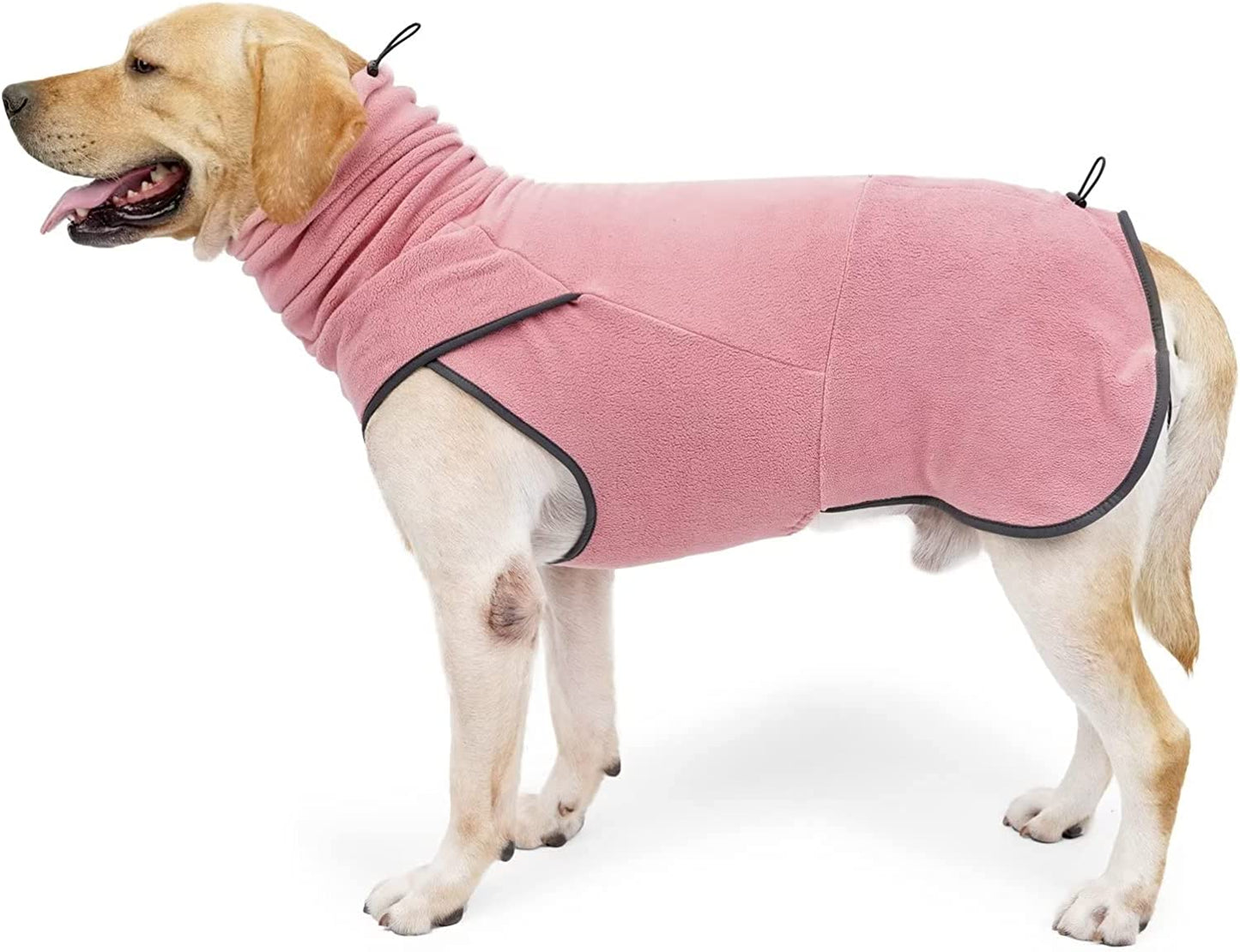 HEYWEAN Dog Fleece Sweater Soft Thickening Warm Pet Shirt Winter Dog Coat Pullover Design and Sleeveless Cloth for Puppy (Blue, S) Animals & Pet Supplies > Pet Supplies > Dog Supplies > Dog Apparel HEYWEAN Pink X-Small 