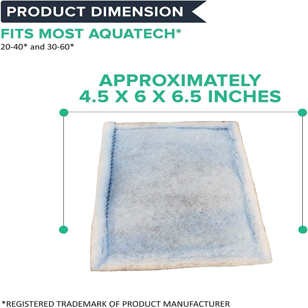 Think Crucial Replacement Aquarium Filter - Compatible with Aqua-Tech Ez-Change 3 Aquarium Filter - Fits Aqua-Tech 20-40 and 30-60 Power Filters - (2 Pack) Animals & Pet Supplies > Pet Supplies > Fish Supplies > Aquarium Filters Think Crucial   