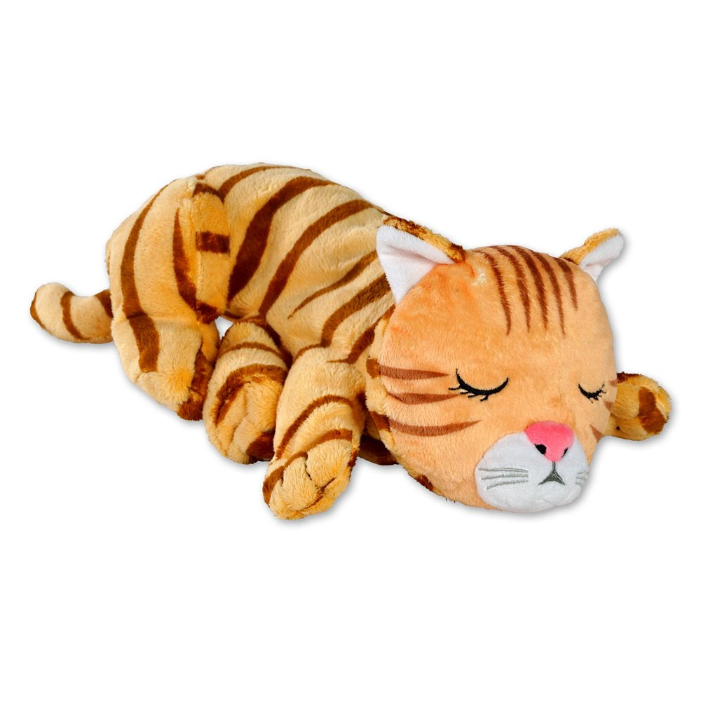 Pets Know Best Huggiekitty Cuddly Cat Toy, Soothing Sound & Warmth Help Relax & Comfort Your Pet- Purr & Heartbeat, Heating Pack, Orange Animals & Pet Supplies > Pet Supplies > Cat Supplies > Cat Toys Pets Know Best   