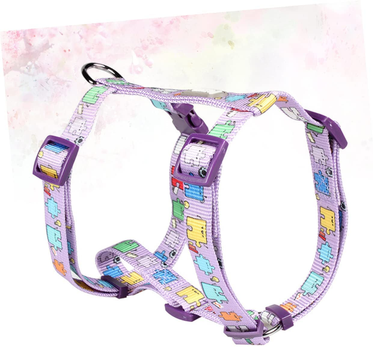 Balacoo Drawstrings Suspender Rabbit Harness Dog Harness Vest Outdoor Cat Harness Pet Dog Collar Pet Supplies Leashes Bridle Pet Pulling Rope Pet Traction Strap Pet Pulling Strap Purple Animals & Pet Supplies > Pet Supplies > Dog Supplies > Dog Apparel Balacoo   