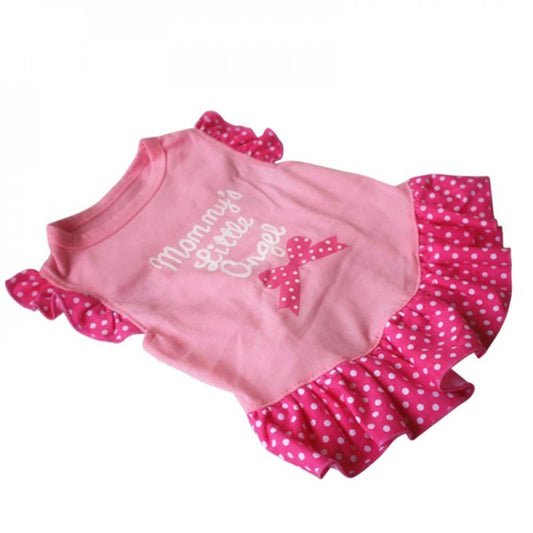 Promotion Clearance!Small Dog Summer Dresses Vest Top Clothes Puppy Pet Dress Skirt Coat Apparel Pets Cats Girl Dog Shirts Animals & Pet Supplies > Pet Supplies > Dog Supplies > Dog Apparel EleaEleanor L Pink 