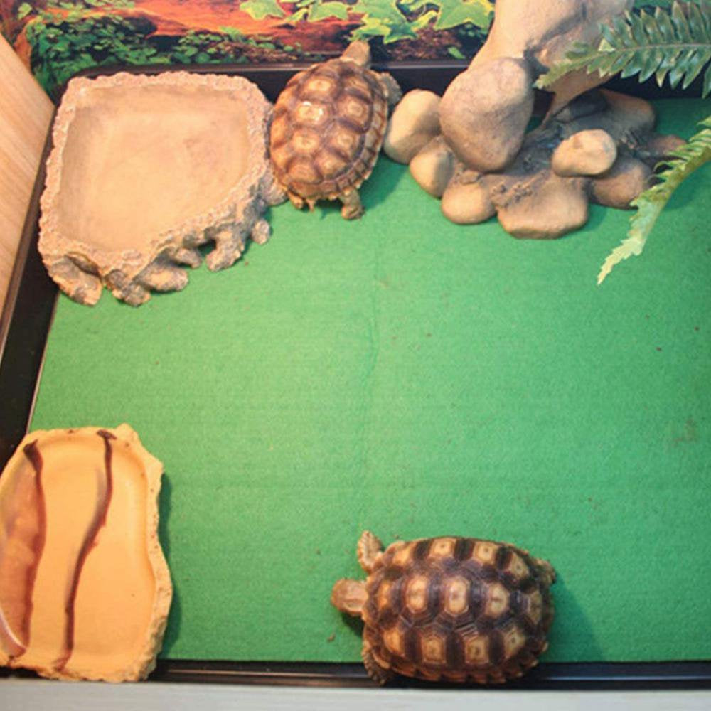 IMSHIE Terrarium Bedding Substrate Liner - Reptile Carpet - Reusable Pet Terrarium Liner - Mat Supplies for Lizard Tortoise Snake 15.75''-39.37'' Reliable Animals & Pet Supplies > Pet Supplies > Reptile & Amphibian Supplies > Reptile & Amphibian Substrates IMSHIE   