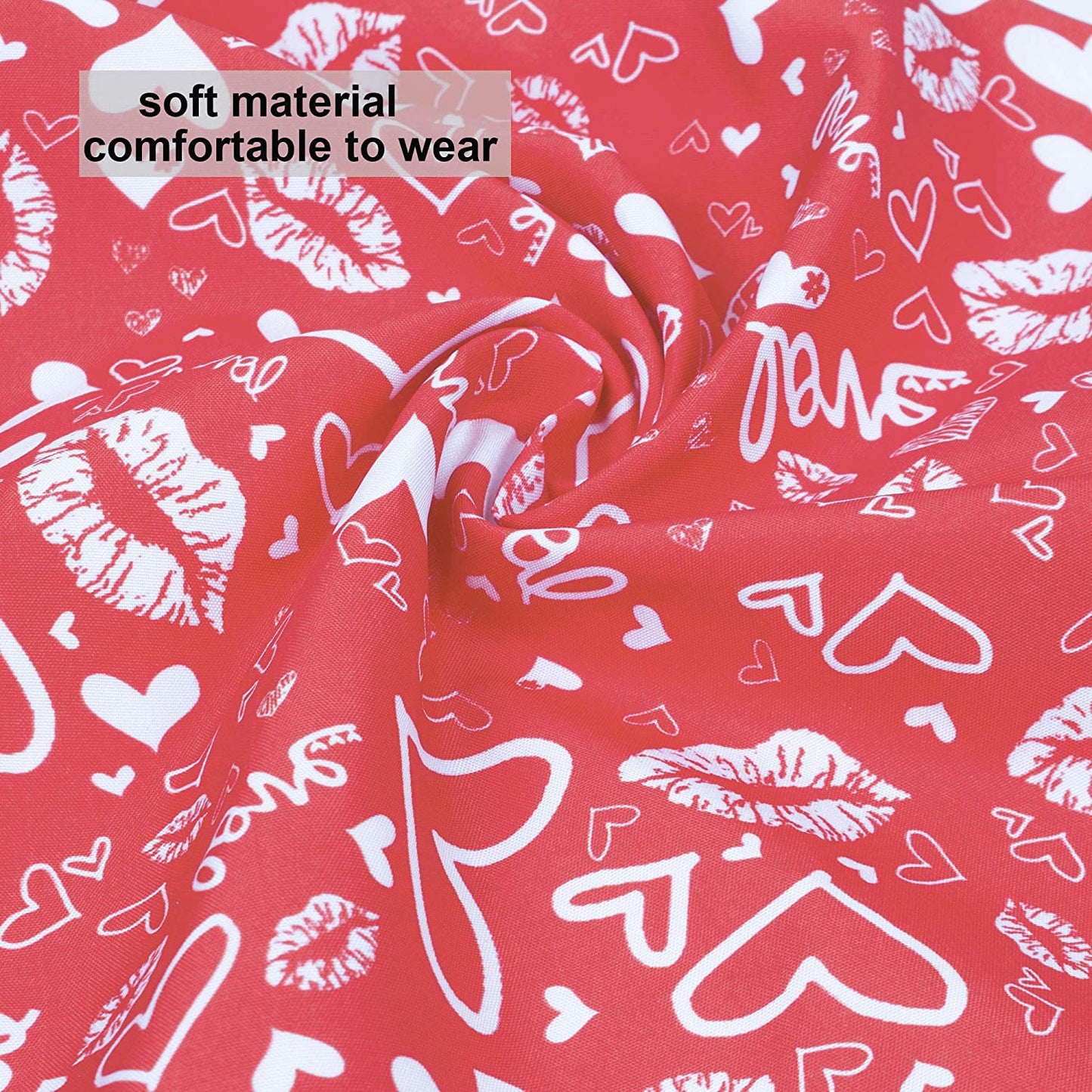 Adoggygo Valentine'S Day Dog Bandana, Multiple Sizes Offered, Reversible Triangle Dog Scarf Pet Bandana for Medium Large Dogs (Large, Valentine'S Day) Animals & Pet Supplies > Pet Supplies > Dog Supplies > Dog Apparel ADOGGYGO   