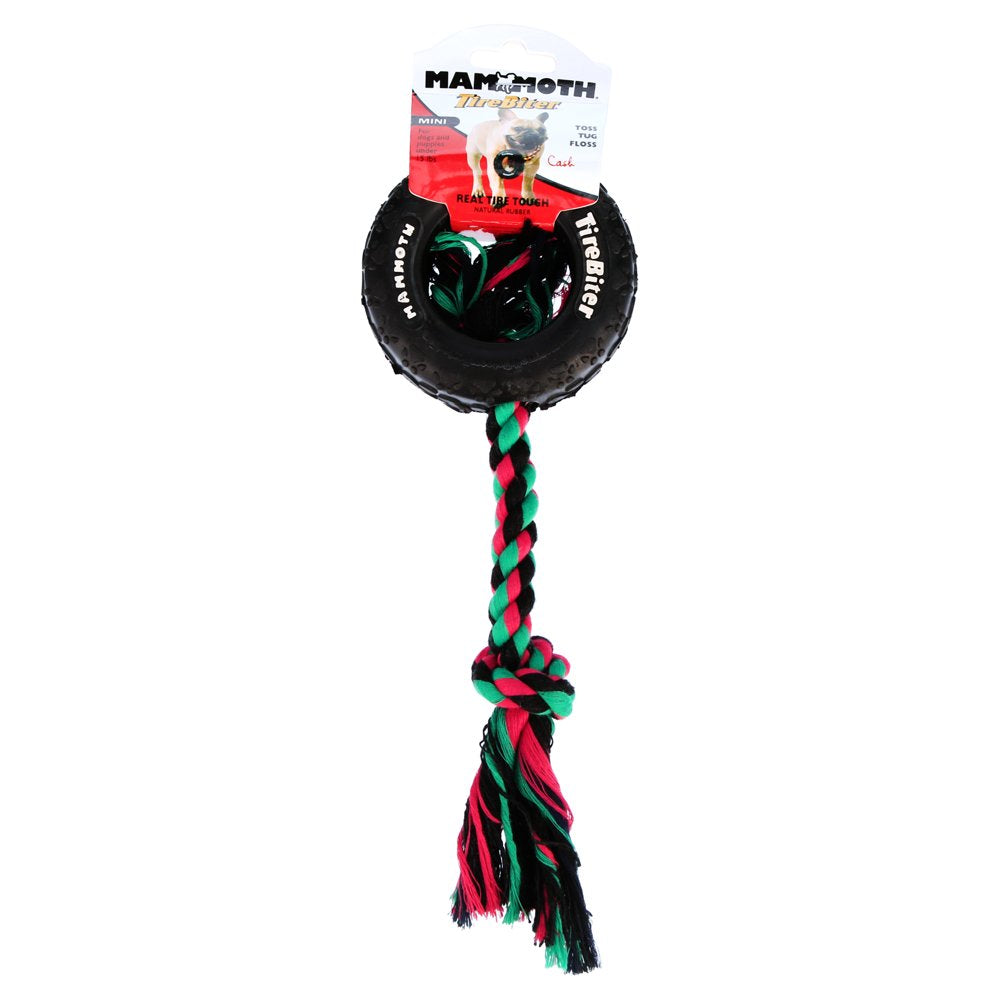 Mammoth Tirebiter Rubber Tire Dog Toy, Mini Animals & Pet Supplies > Pet Supplies > Dog Supplies > Dog Toys Mammoth®   