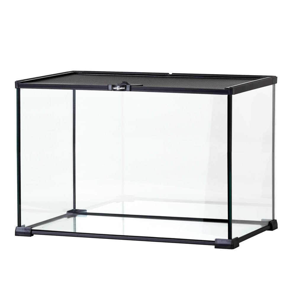 REPTI-ZOO Knock-Down Mini Glass Reptile Habitat, 360 Rotation, 20”×12”×14”(14.5 Gallon), Easy Assembly. Animals & Pet Supplies > Pet Supplies > Reptile & Amphibian Supplies > Reptile & Amphibian Substrates Etan Pet Supplies Inc.   