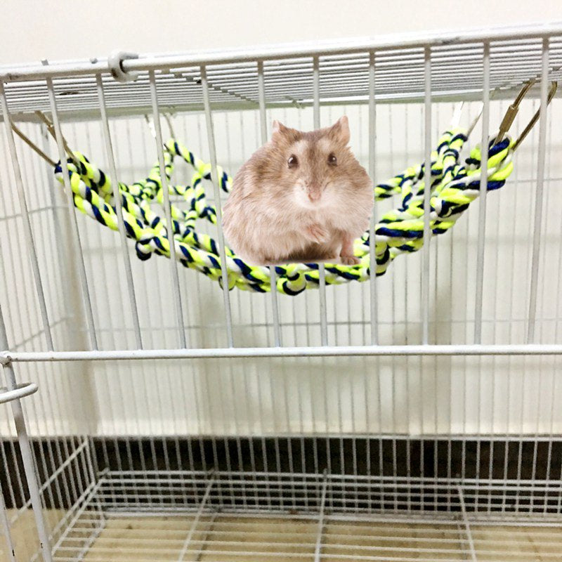 Parrot Perch Pet Bird Climbing Play Gym Net Play Toy Hammock Toy Swing Climbing Animals & Pet Supplies > Pet Supplies > Bird Supplies > Bird Gyms & Playstands BODYJONES S  