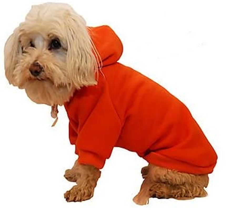 Pet Life ® Hooded Dog Sweater Made with Soft and Premium Plush Cotton - Dog Hoodie Pet Sweater Features Hook-And-Loop Closures for Easy Access and Machine Washable Animals & Pet Supplies > Pet Supplies > Dog Supplies > Dog Apparel Pet Life Orange MD 