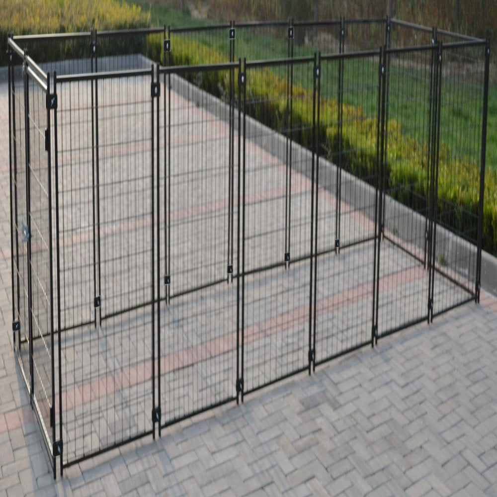 Omitree 9 X 9 X 3.93 Ft Modular Dog Exercise Fence Barrier Pet Cat Run New Pen Animals & Pet Supplies > Pet Supplies > Dog Supplies > Dog Kennels & Runs Omitree   