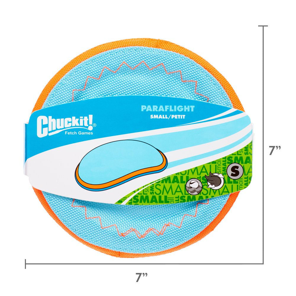 Chuckit! Paraflight Flyer Floatable Frisbee Dog Toy, Small Animals & Pet Supplies > Pet Supplies > Dog Supplies > Dog Toys Petmate   