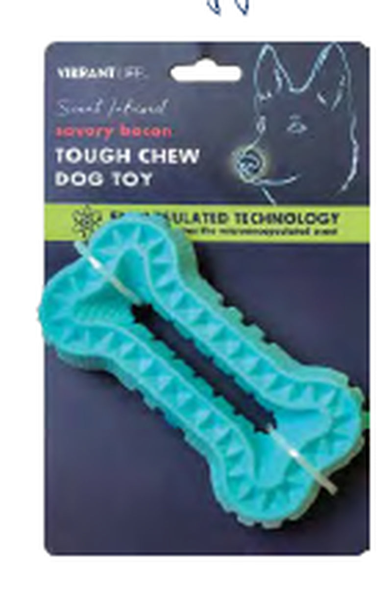 Vibrant Life Bone-Shaped Nylon Bacon Flavored Chew Toy Animals & Pet Supplies > Pet Supplies > Dog Supplies > Dog Toys Vibrant Life   