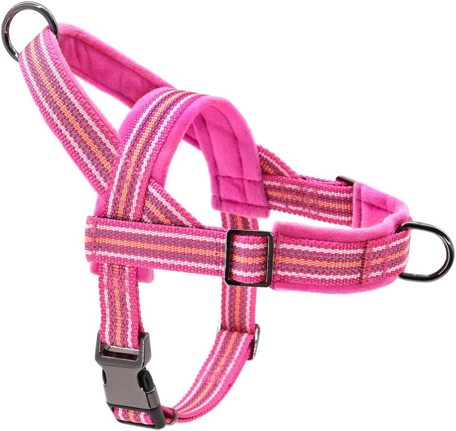 SXNBH No Pull Pet French Bulldog Harness Vest Nylon Padded Dog Harness Reflective Harnesses for Small Medium Large Dogs ( Color : E , Size : XL ) Animals & Pet Supplies > Pet Supplies > Dog Supplies > Dog Apparel chuju D XL 