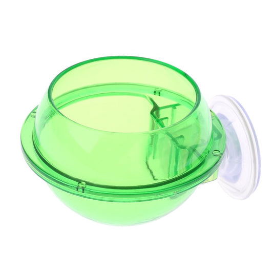 Suction Cup Reptiles Feeder Anti-Escape Amphibians Drinker Bowl Worm Container