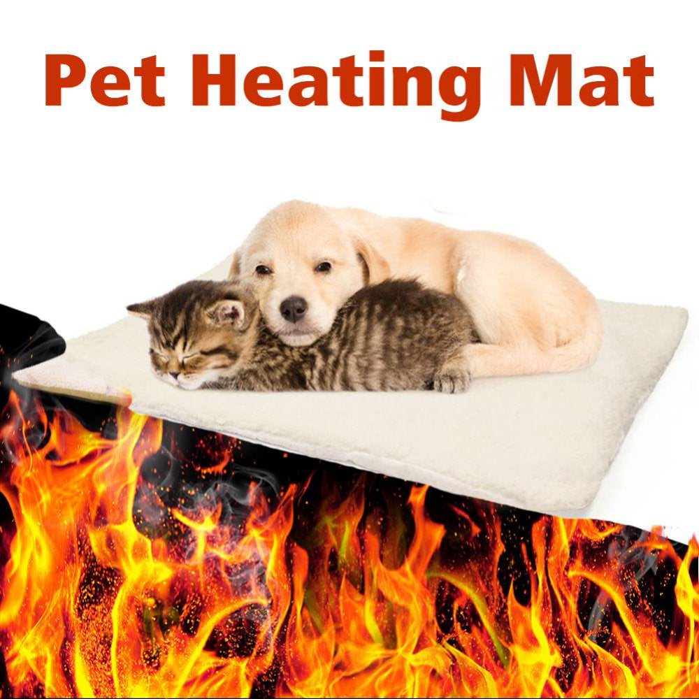 Pet Dogs Self Heating Mats Puppy Winter Warm Bed House Nest Pads Pet Dog Product Supplies Kennel Mats Beige Animals & Pet Supplies > Pet Supplies > Dog Supplies > Dog Houses Xinhuaya   