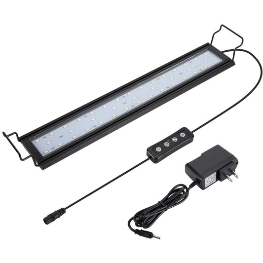 Maze Group 14W Full Spectrum Aquarium Light with Aluminum Alloy Shell Extendable Brackets, White Blue Red Leds, External Controller, for Freshwater Fish Tank (18-24 Inch) Animals & Pet Supplies > Pet Supplies > Fish Supplies > Aquarium Lighting Maze Group   