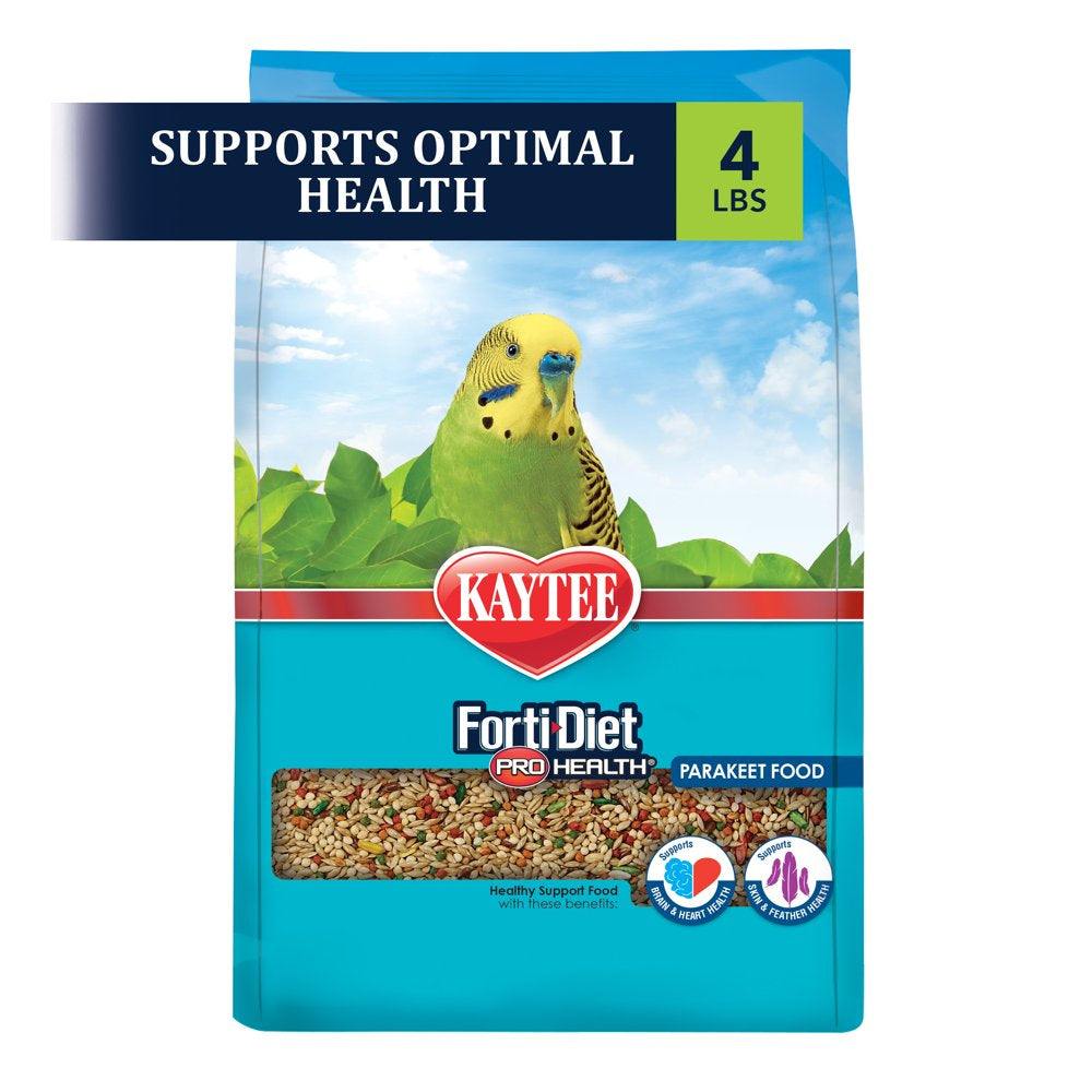 Kaytee Forti-Diet Pro Health Parakeet Pet Bird Food, 4 Lb Animals & Pet Supplies > Pet Supplies > Bird Supplies > Bird Food Central Garden and Pet   